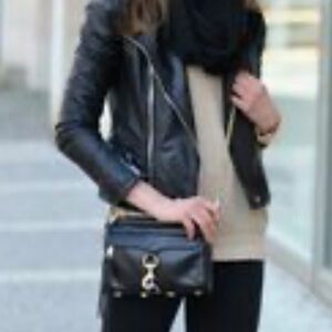 Rebecca Minkoff Black Leather Crossbody Bag
